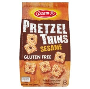Osem Gluten Free Pretzel Thins with Sesame